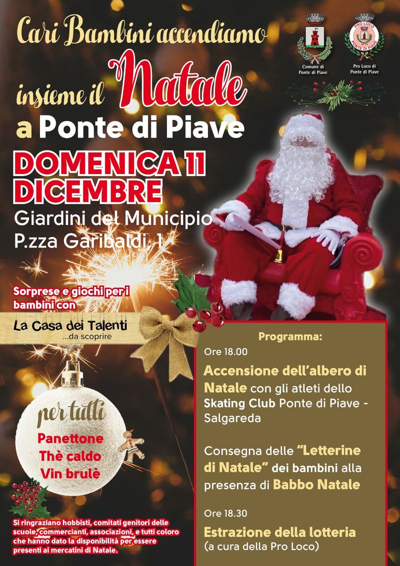 locandina accensione albero