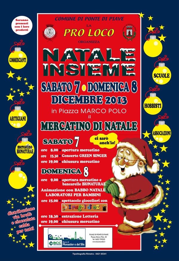 locandina natale insieme 2013