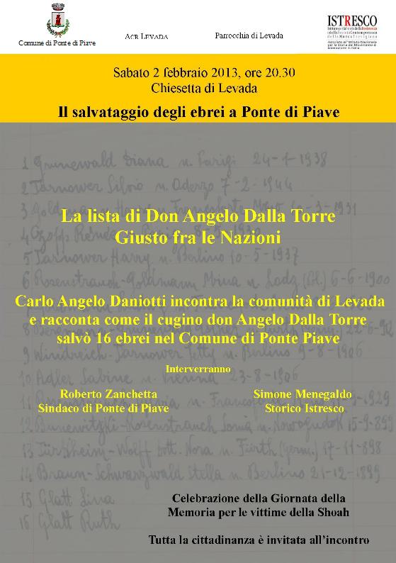 volantino della manifestazione