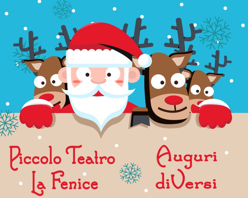 babbo natale e renne