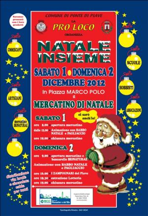 manifesto del mercatino di Natale